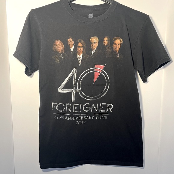 Forigner Other - Foreigner 40th Anniversary Tour With Cheap Trick (2017) T Shirt US Size Small